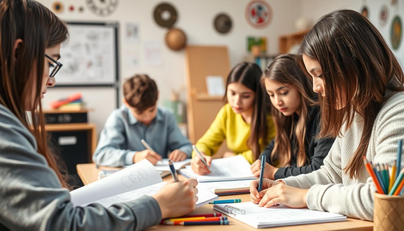 Student using online courses for flexible education