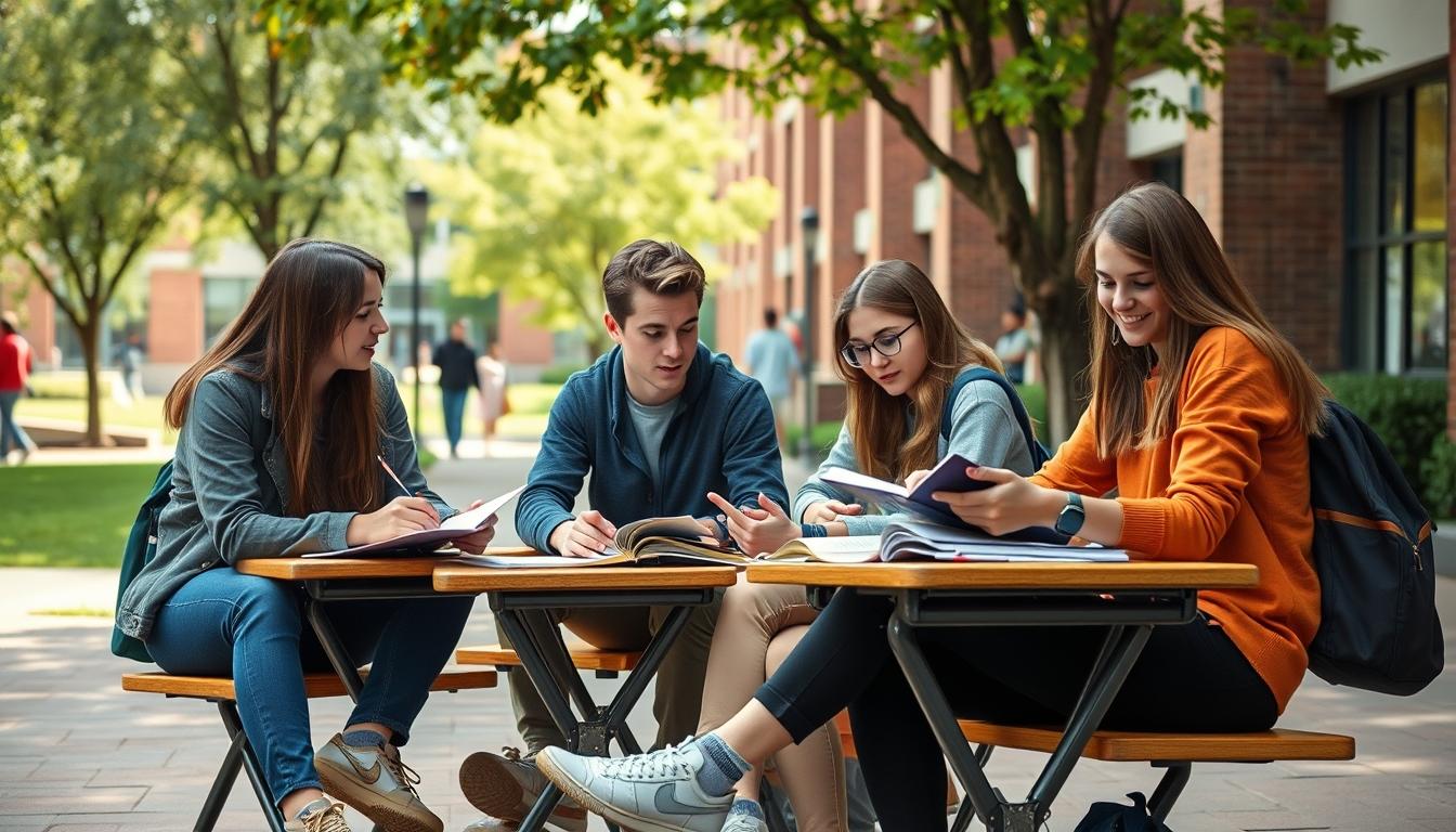 Digital learning platform with online study materials